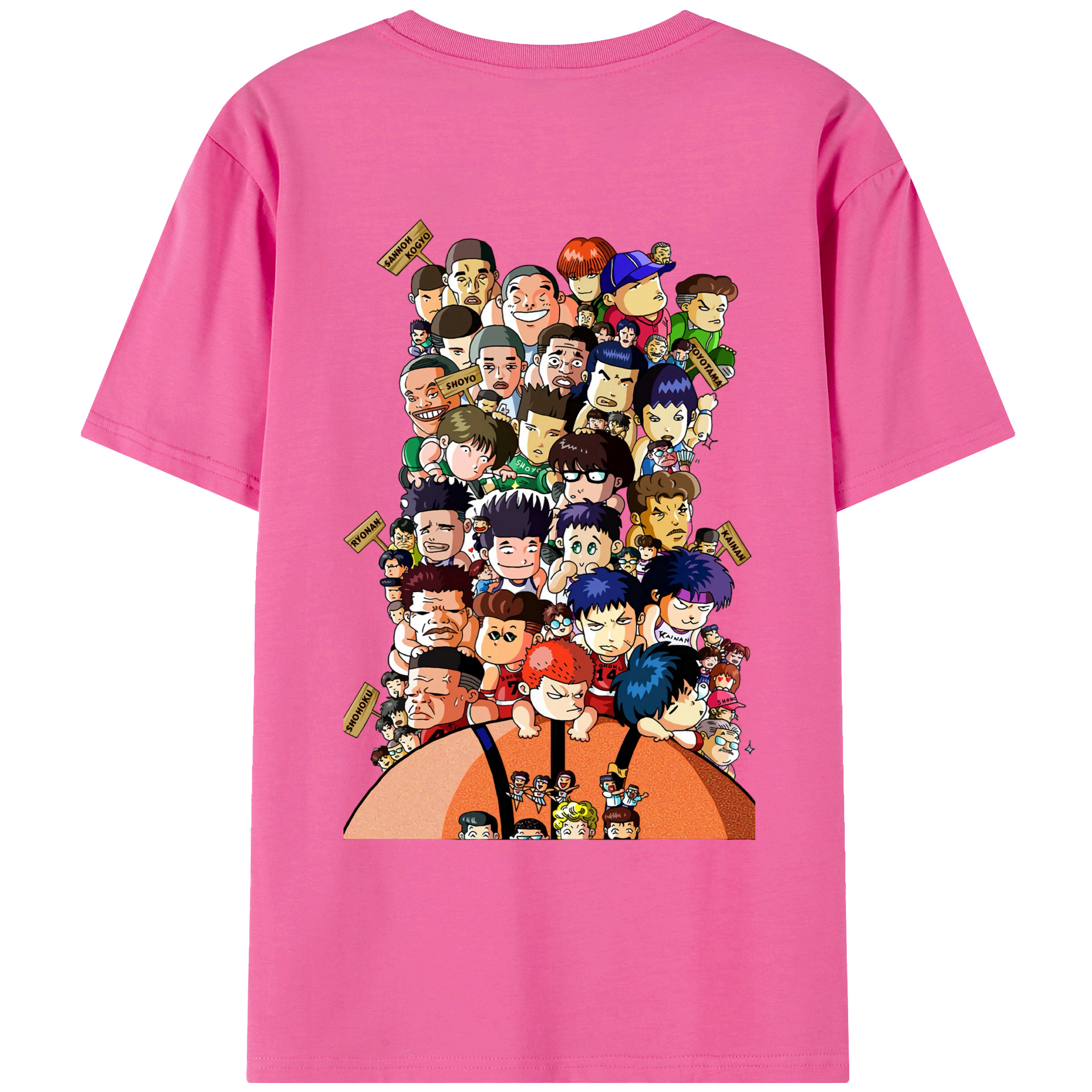 SLAM DUNK／スラムダンク レディース半袖Tシャツ(バックプリント)